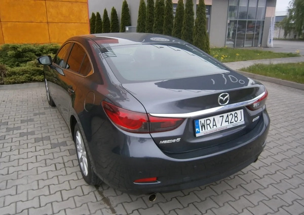 Mazda 6 cena 49999 przebieg: 170000, rok produkcji 2013 z Radom małe 67